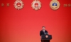 Си Дзинпин изнася реч в Залата на народа в Пекин (снимка: Getty Images)