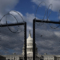 Висока 2,5 метра стоманена ограда, завършваща със спирала от бодлива тел огражда сградата на Капитолия в столицата Вашингтон на 29 януари 202 г. (Чип Сомодевила/Getty Images)