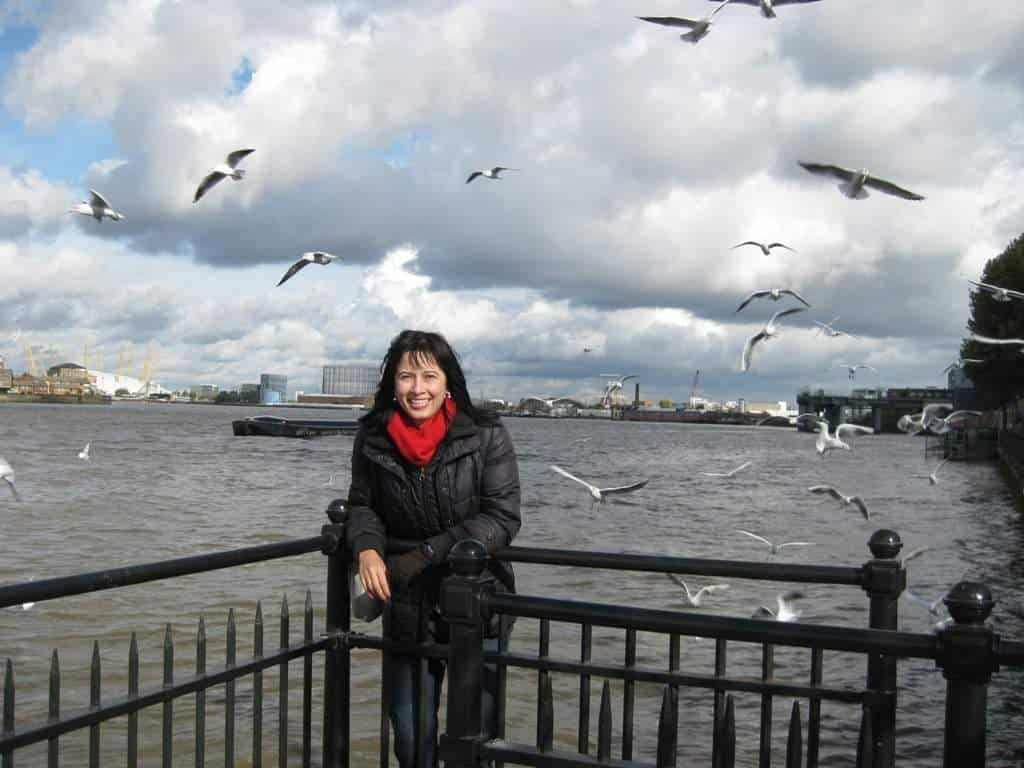 Наталия Димитрова по време на следването си в Холандия (снимка: личен архив)