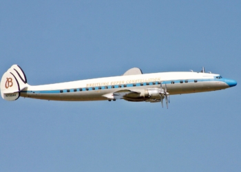 Самолета Lockheed Super Constellation: модел на един от двата въвлечени в катастрофата над  Големия каньон. (снимка: Wikipedia)