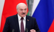 Беларуският президент Александър Лукашенко говори по време на пресконференция с руския му партньор Владимир Путин в Москва на 9 септември 2021 г. (снимка: Шамил Жуматов/Ройтерс)