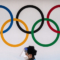 Олимпийските кръгове в Националния воден център в Пекин на 30 януари 2022 г. (Carl Court/Getty Images)