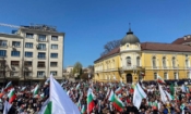 На митинга за неутралитет от 6 април преобладаваха българските знамена (снимка: Фейсбук)