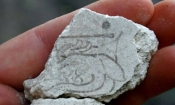 Фрагмент от стенопис, датиращ 200-300 г. пр.н.е., свидетелстващ за най-ранното използване на календара на маите. (Reuters)