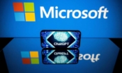 Логото на Microsoft и ChatGPT