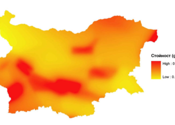 Сеизмичната опасност в България за период на повторяемост от 475 години (НИГГГ-БАН)