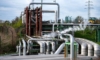 Захранващи тръби в петролните рафинерии Ruhr Oel на BP Gelsenkirchen GmbH в Гелзенкирхен, Германия, 8 март 2022 г. (Ina Fassbender/AFP via Getty Images)