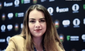 Нургюл Салимова по време на Световната купа по шахмат в Азербайджан, 2023 г.(снимка:Rasim Huseynov)