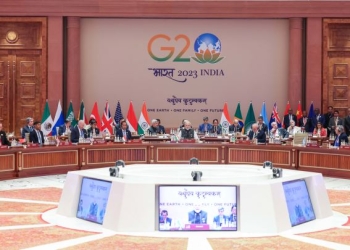 Откриването на срещата на върха на лидерите на Г-20 в Ню Делхи на 9 септември 2023 г. (https://www.g20.org)
