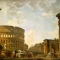 Дните на слава на Рим все още са видими за нас във величествените руини, останали след него. „Римско капричио: Колизеумът и други паметници“ от Джовани Паоло Панини, 1735 г. (Обществено достояние)