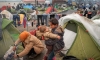 Деца в гръцкия бежански лагер "Идомени"
