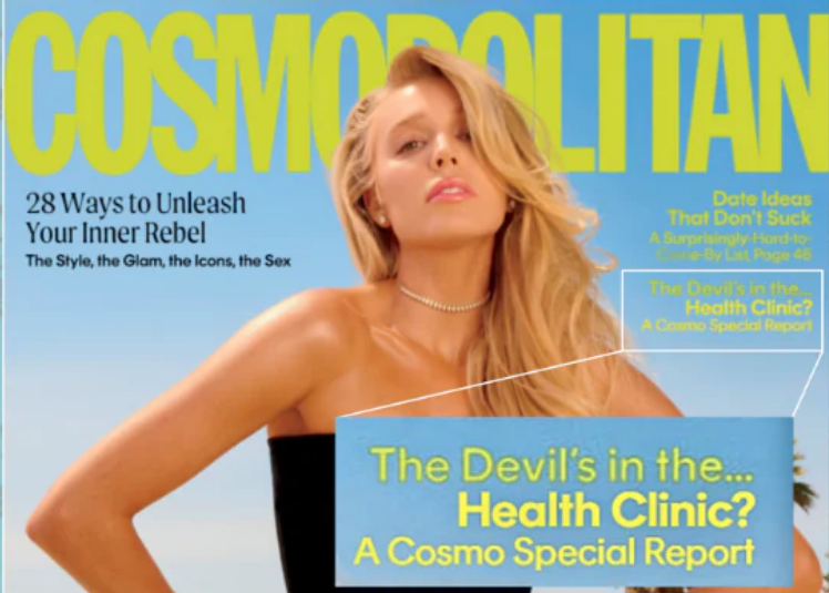 Списание Cosmopolitan с обширна статия за сатанински и ритуални аборти