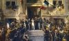 Картина, изобразяваща действията на Парижката комуна през 1871 г.
