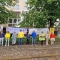 Мирен протест пред посолството на Китай в Софи, 25.04.2024 г. (снимка: Таня Калфова)