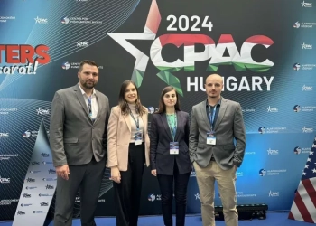 Част от българската делегация на форума CPAC 2024 (Давид Александров)