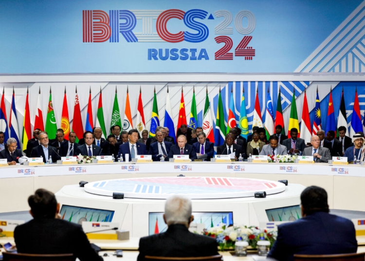 Държавни лица присъстват на среща на върха на БРИКС в Казан, Русия, на 24 октомври 2024 г. Максим Шеметов/Pool/AFP чрез Getty Images