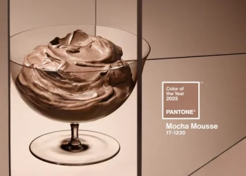 Цветът на 2025 година е Mocha Mousse (https://www.pantone.com/)