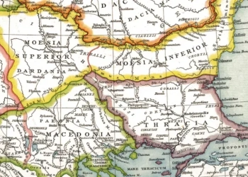 Обидно ли е названието "траки" и колко древно е то? 2 Карта на Тракия от времето на Античността, автор Густав Дройзен