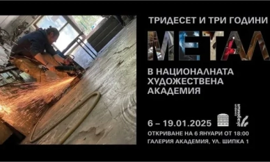Впечатляващата изложба „Тридесет и три години катедра „Метал“ в НХА“ - до 19 януари в галерия „Академия“ 1 Впечатляващата изложба „Тридесет и три години катедра „Метал“ в НХА“ – до 19 януари в галерия „Академия“