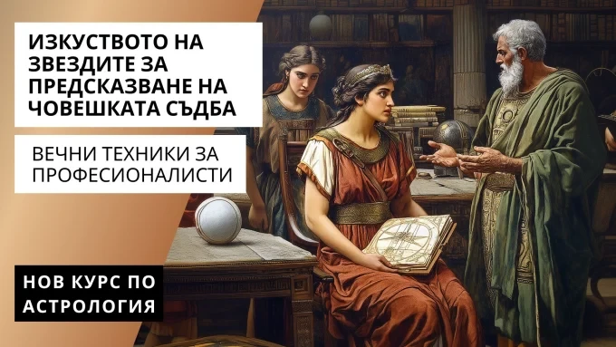 Нов курс по астрология "Изкуството на звездите за предсказване на човешката съдба" с автор и лектор д-р Стоян Канатов
