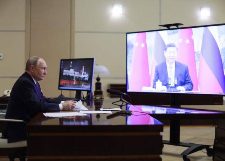 Путин и Си Дзинпин проведоха разговор на третата годишнина от войната в Украйна 1 Си Дзинпин разговаря с Путин в третата годишнина от войната в Украйна