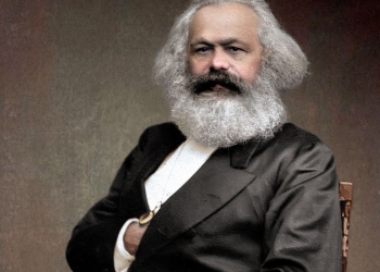 Портрет на Карл Маркс. (John Jabez Edwin Mayall, colored by Olga Shirnina/CC BY-SA 2.0)