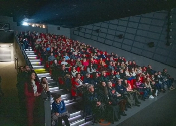 За прожекцията на 10-ти февруари киносалонът на "Одеон" беше препълнен. Снимка: Соня Анкова