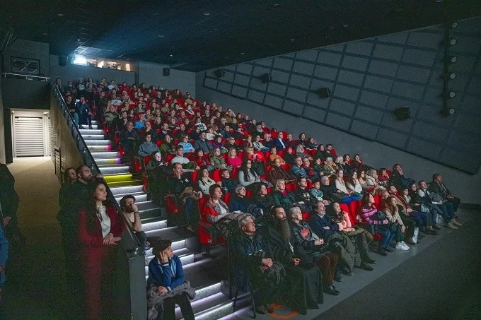 За прожекцията на 10-ти февруари киносалонът на "Одеон" беше препълнен. Снимка: Соня Анкова