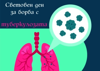 Кампанията на МЗ "Седмица на отворените врати" за безплатни прегледи за туберкулоза в периода 24 - 28 март в страната. (https://www.mh.government.bg/)