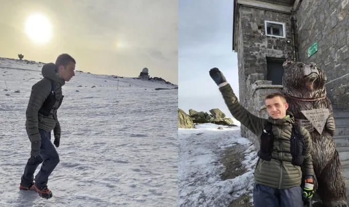 Незрящият Виктор Асенов, който покорява не само планински, но и житейски върхове 1 Незрящият Виктор Асенов, който покорява не само планински, но и житейски върхове