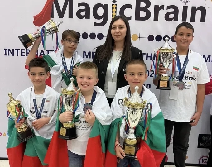 Българчета от Троян и Благоевград станаха шампиони на Международната олимпиада по ментална аритметика в Баку 1 Българчета от Троян и Благоевград станаха шампиони на Международната олимпиада по ментална аритметика в Баку