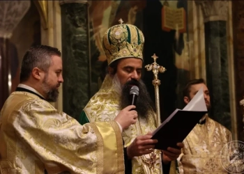 Православието ни е изградило, сплотило и съхранило като народ през вековете, дори и в най-мрачните и безнадеждни времена, каза в словото си патриарх Даниил. Снимка: Българска патриаршия