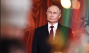 Путин взе участие в Пасхалната служба в храм "Христос спасителя" в Москва. Снимка: Валерий Шарифулин/Архив на ТАСС