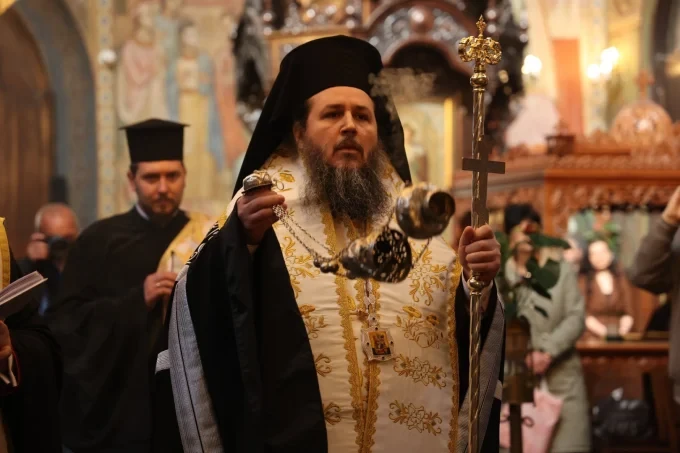 Велбъждският епископ Исаак водеше панахидата за жертвите на кървавия атентат в храм "Света Неделя" на 16-ти април 1925 г. Снимка: Българска патриаршия