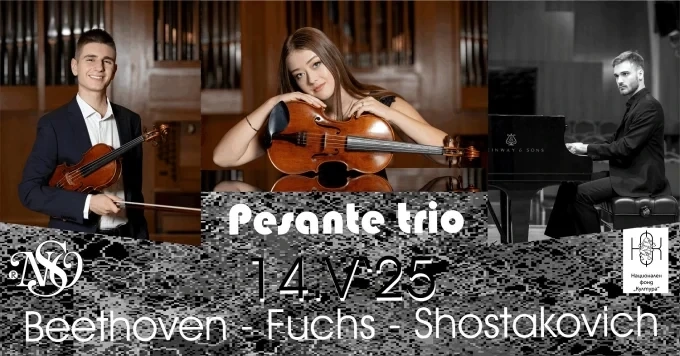 Заповядайте на камерен концерт на Нов симфоничен оркестър и клавирно трио „Пезанте“ 1 Заповядайте на камерен концерт на Нов симфоничен оркестър и клавирно трио „Пезанте“