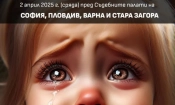 Протестът "Не на насилието над деца и педофилията!" ще се проведе на 2 април 2025 г. в София, Пловдив, Варна и Стара Загора (Национална асоциация "Поход за Семейството")