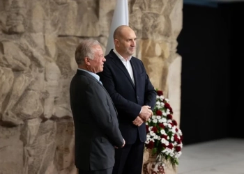 Българският президент Румен Радев и кралят на Йордания Абдула II преди началото на срещата "Акаба III на Балканите". Снимки: Прес служба на президентската институция