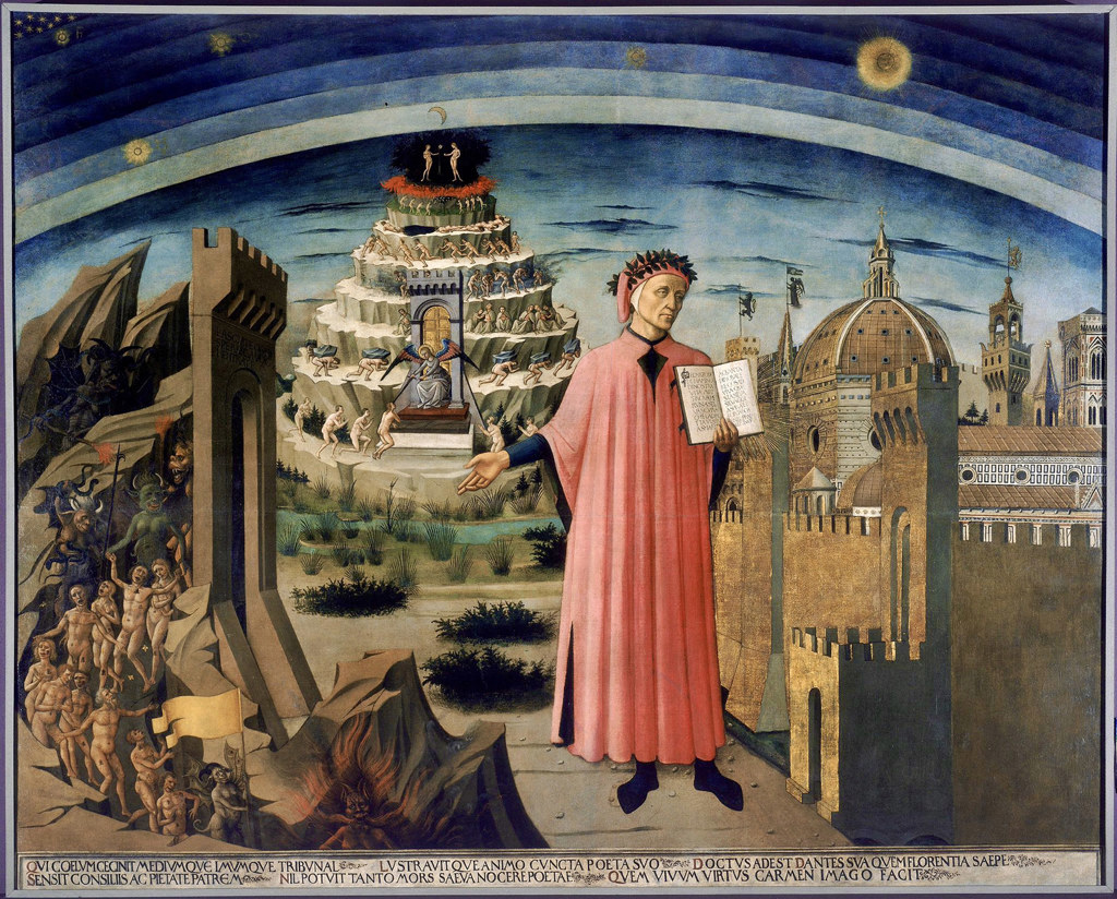 Dante and His Poem by Domenico di Michelino. (Public domain)