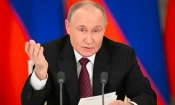 Руският президент Владимир Путин дава изявление за руските медии в Кремъл на 11-ти май 2025 г. Снимка: Сергей Бобилев/ РИА Новости