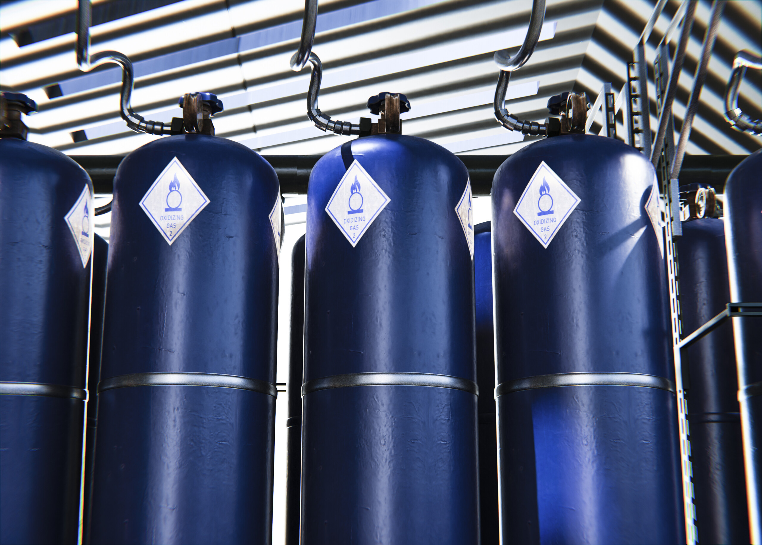 3d rendering gas cylinder original scaled