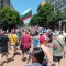 Според автора на кадъра множеството протестиращи в София успяват да изпълнят цялата централна търговска улица на София - "Витошка". Снимка: Константин Кисимов