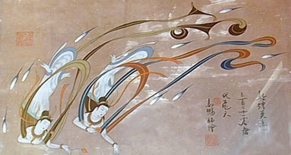 flying apsaras