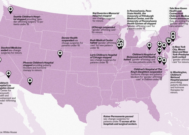 Клиниките за смяна на пола при деца се затварят в цяла Америка