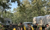 Военнослужещи от Сухопътните войски и ВВС участват в гасенето на пожари в Пирин и Община Сунгурларе (снимка: МО)