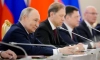 Руският президент Владимир Путин участва в среща с китайските си партньори на 8-ми май 2025 г. в Кремъл, Москва. Снимка: Павел Бедняков/AFP чрез Getty Images