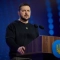 Украинският президент Володимир Зеленски присъства на Международен форум за правата на човека на фона на нападението на Русия срещу Украйна в Киев, Украйна, на 9 декември 2022 г. Пресслужба на украинския президент/Материал чрез Ройтерс.