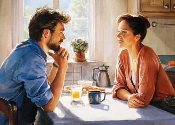 Искрените разговори помагат за запазването на връзката между съпрузите. Изображение: Биба Кайевич