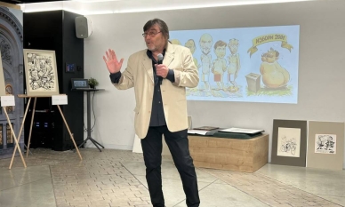 Художникът Румен Статков изложи „Историческите шаржове на прехода – 35 години от началото“ 1 e89c5507 5dd0 45b3 aac4 e7cb9a5ac59d