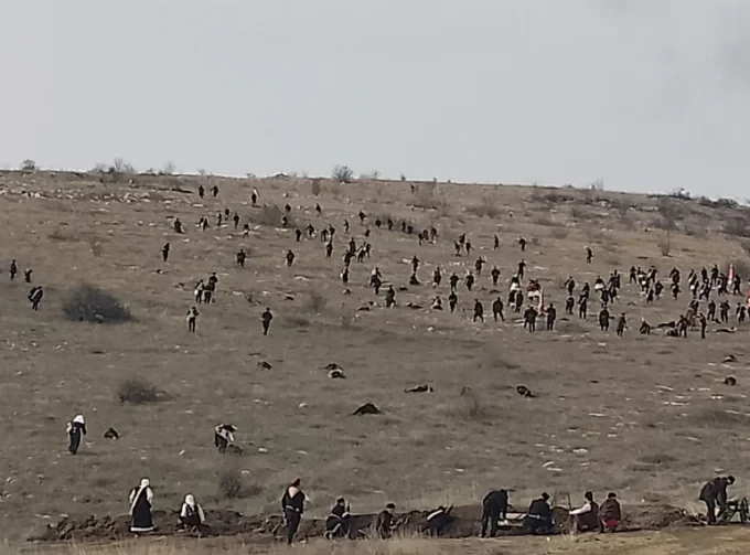 Боевете край Сливница оживяха - 140 години по-късно 3 sarbite se spuskat1