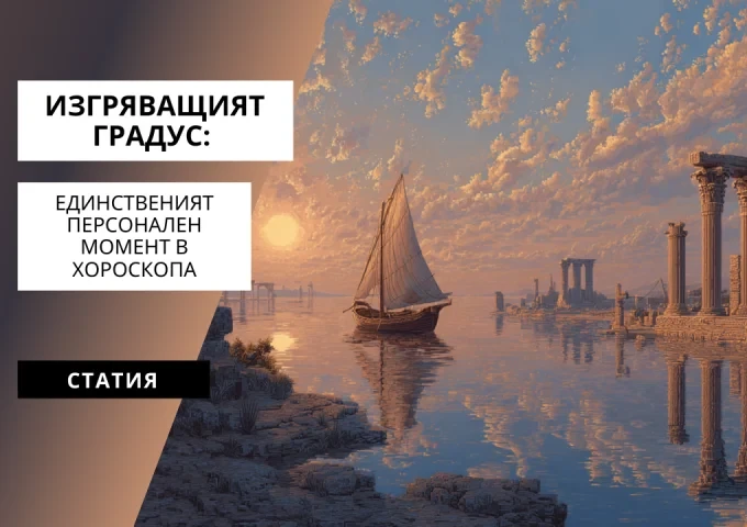 Изгряващият градус: Единственият персонален момент в хороскопа